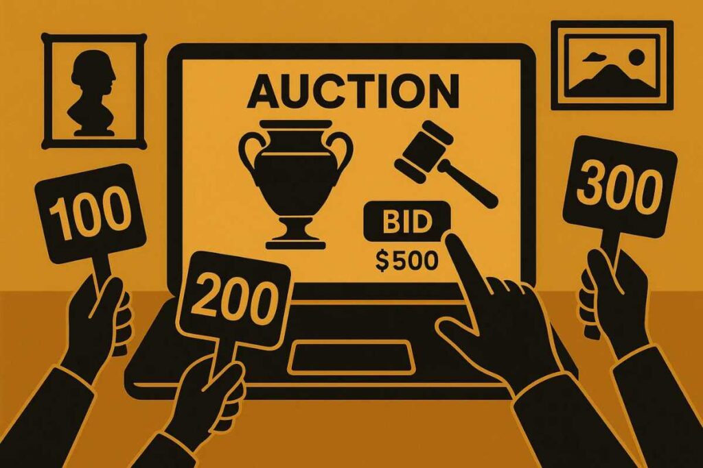 vendre ou acheter des antiquités en ligne